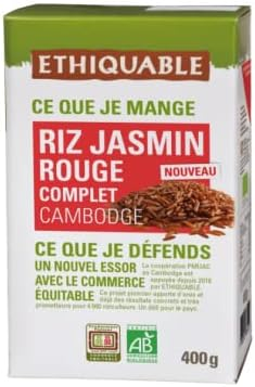 Riz rouge : bienfaits, dangers et comment le consommer (guide complet) 1 Riz rouge bio Ethiquable