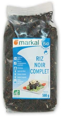 Riz noir bio complet Markal